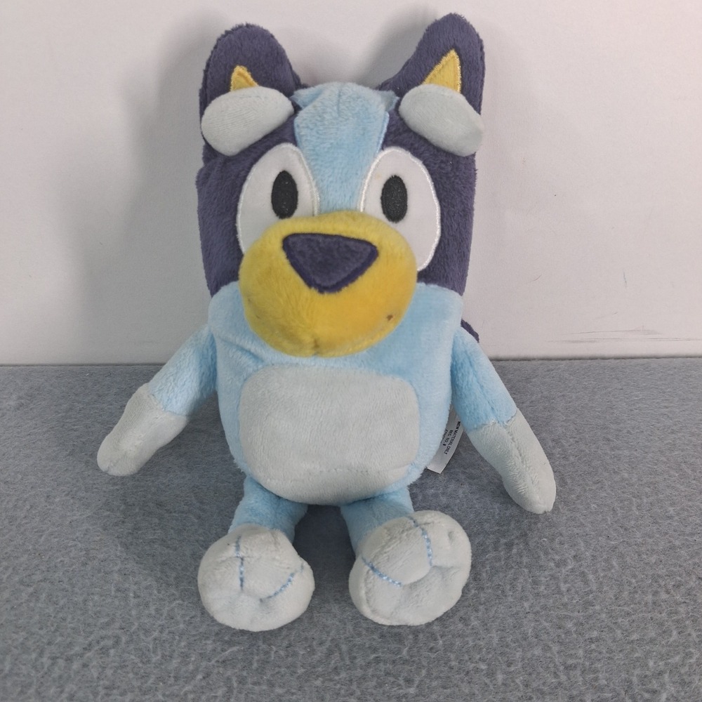 Moose Toys Bluey Plush Stuffed Animal Bluey Heeler 8 Inch BlueyDog Toy